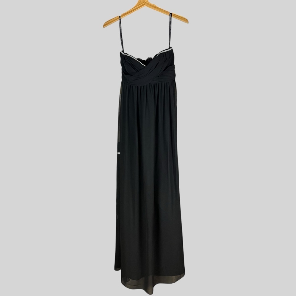 Bill Levkoff Black Bridesmaid Gown.